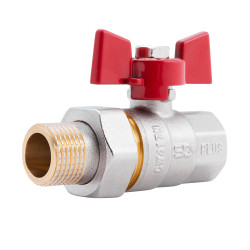 Кран кульовий "Американка" SD Plus 1/2" ВЗ прямий SD220NW15PN40 (SD220NW15PN40)