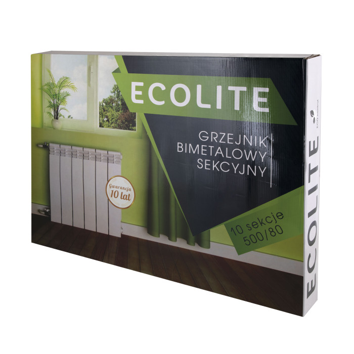 Радіатор біметалічний Ecolite 500/80 1,16 кг (EL50080B)