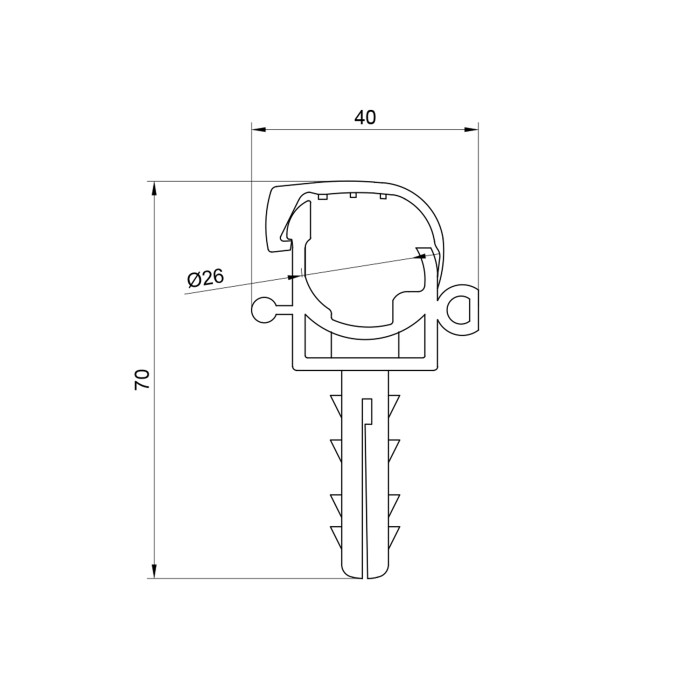 Кріплення SD Plus 26 SD09926 (SD09926)