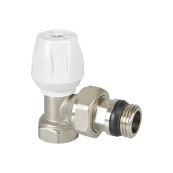 Кран радіаторний Icma №803+940 кутовий 3/4" з ручкою (82803AE06 940)