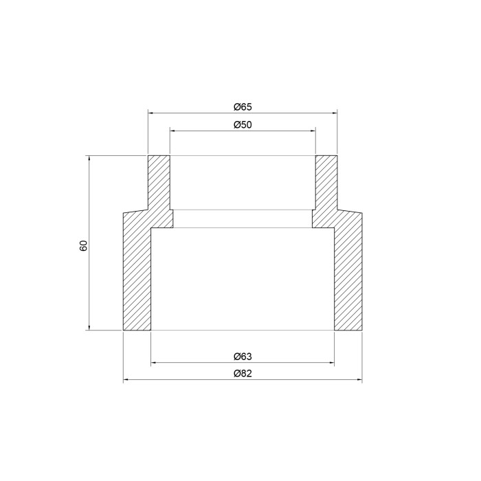 Муфта PPR Thermo Alliance 63х50 (DSB115)