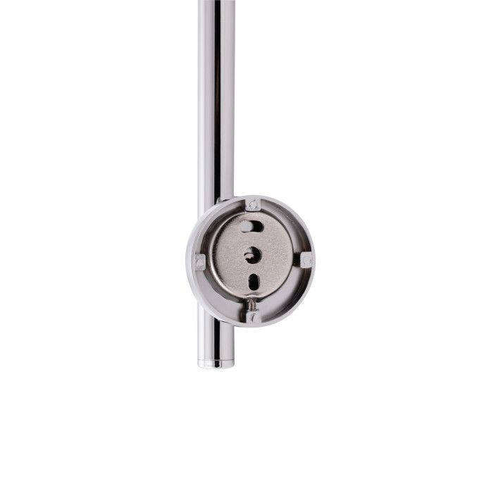 Стійка універсальна Qtap Sprha 700 мм округла з полицею QT003 Chrome (QT003)