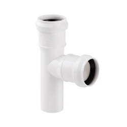 Трійник каналізаційний TA Sewage 32, 90° (TASTRPP9032)