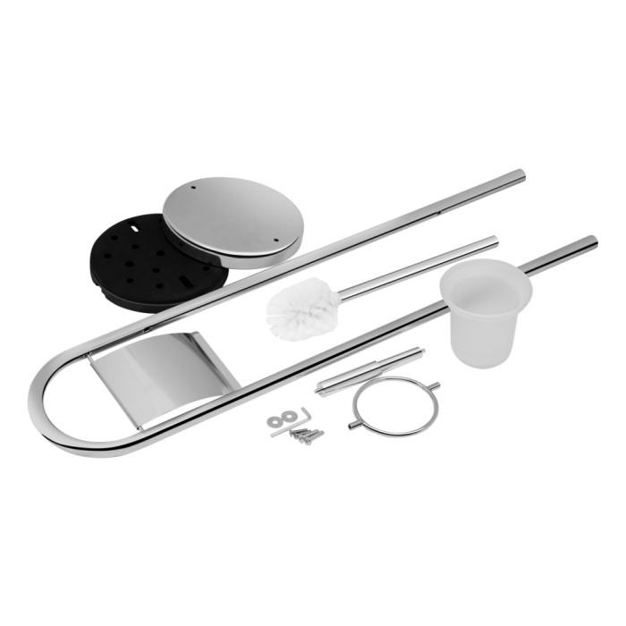 Йоржик Lidz Oreo 0507 підлоговий (матове скло) LDORE0507CRM32480 Chrome (LDORE0507CRM32480)