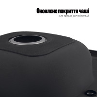 Кухонна мийка Lidz 6060-L 0,6 мм Satin (LIDZ6060SAT06) (LIDZ6060LSAT06)