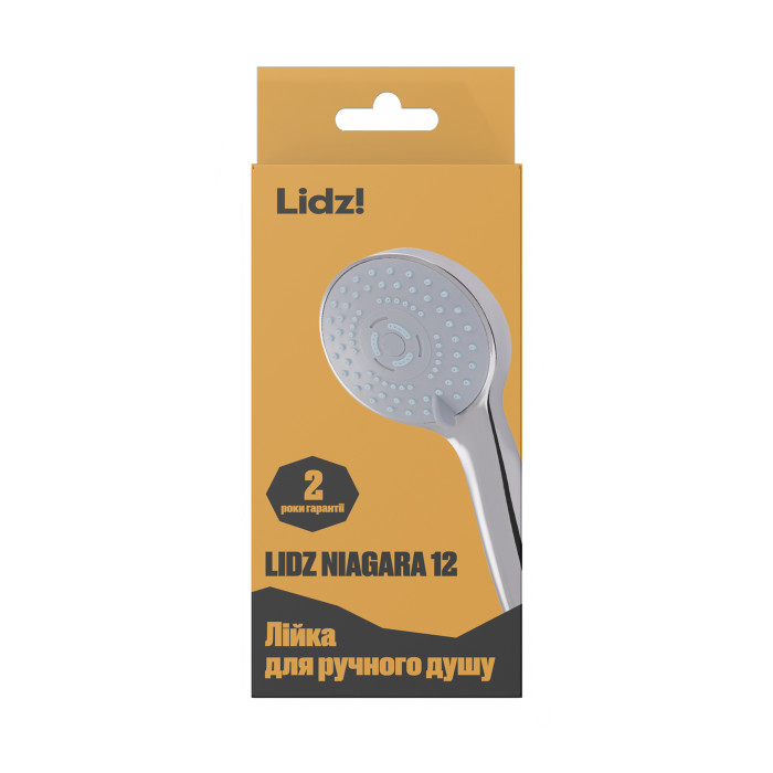 Лійка для ручного душу Лейки Lidz Niagara 12 98 мм округла LDNIA12CRM35443 Chrome (LDNIA12CRM35443)