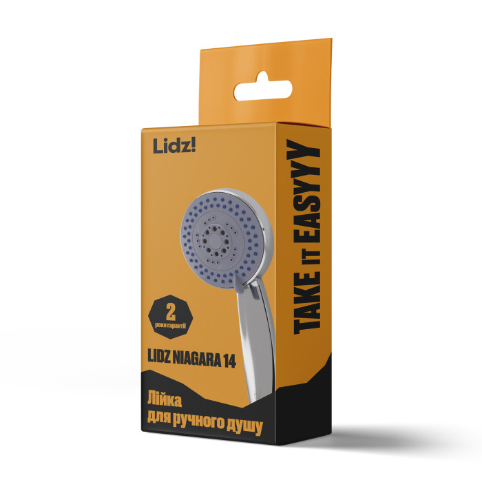Лійка для ручного душу Лейки Lidz Niagara 14 95 мм округла LDNIA14CRM35465 Chrome (LDNIA14CRM35465)