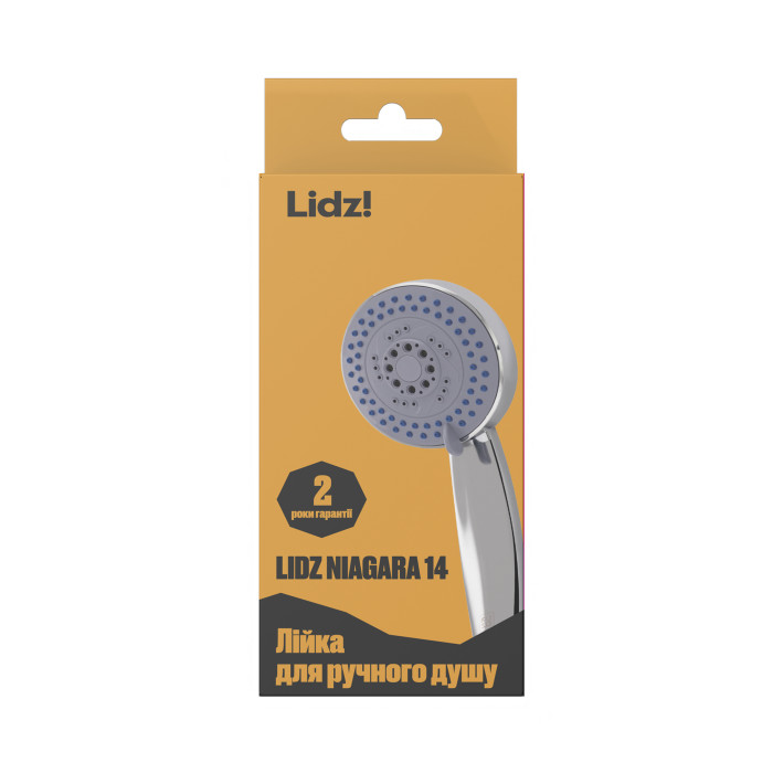 Лійка для ручного душу Лейки Lidz Niagara 14 95 мм округла LDNIA14CRM35465 Chrome (LDNIA14CRM35465)