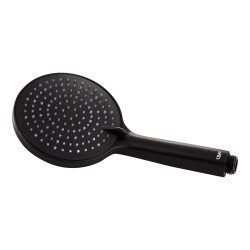 Лійка для ручного душу Qtap Rucni 115 мм округла QTRUCA116O3PBB Black Matt (QTRUCA116O3PBB)