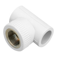 Трійник PPR Blue Ocean "Білий" 25х3/4"х25 ВР ()