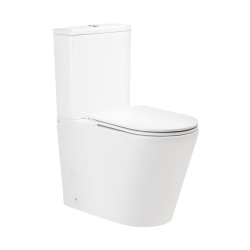 Унітаз-компакт Qtap Scorpio безобідковий з сидінням Soft-close QT14226002W (QT14226002W)
