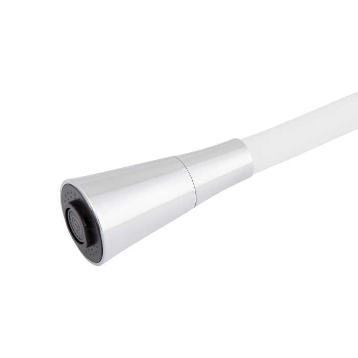 Змішувач для кухні Lidz Tani 008F3 з гнучким виливом (k40) LDTAN008F3WCR37037 Chrome/White (LDTAN008F3WCR37037)