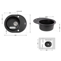 Кухонна мийка Lidz 620x500/200 BLM-14 (LIDZBLM14620500200) (LIDZBLM14620500200)
