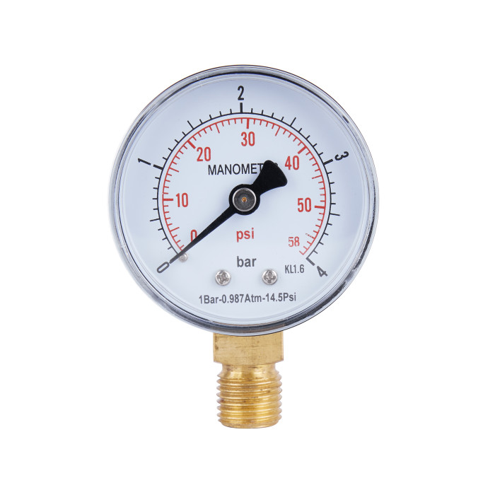 Манометр SD Plus 50 мм 1/4", нижнє підмикання SD1704B (SD1704B)