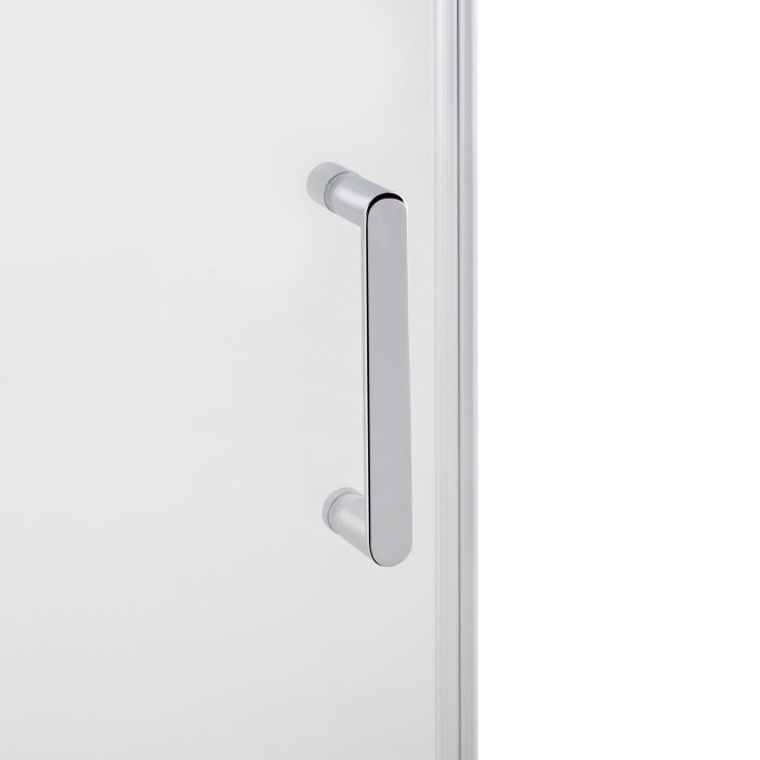 Душові двері в нішу Qtap Taurus CRM201-11.C6 110-120x200 см, скло Clear 6 мм, покриття CalcLess (TAUCRM201112C6)