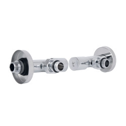 Комплект кранів SD Forte 1/2" НР для рушникосушарки кутовий SF395W15 (SF395W15)