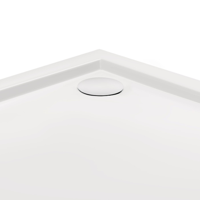 Душовий піддон Qtap Robin 301112 100x100x12 см + сифон (ROBIN301112)