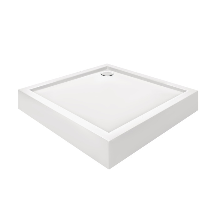 Душовий піддон Qtap Tern 301112 100x100x12 см + сифон (TERN301112)