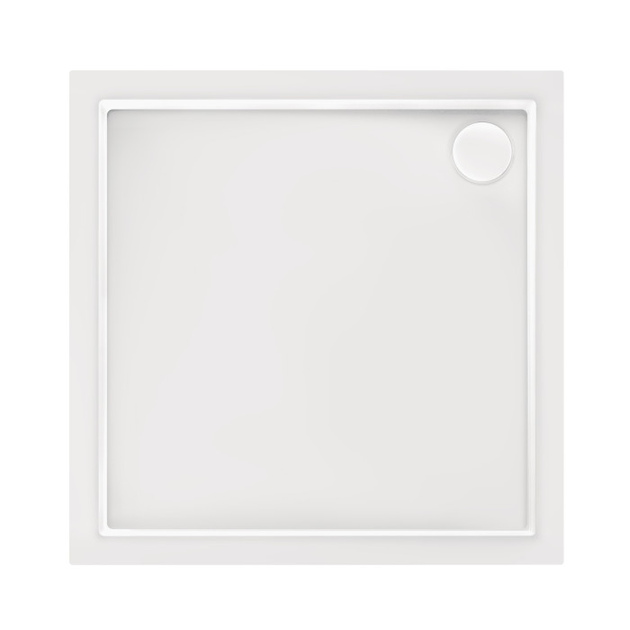 Душовий піддон Qtap Tern 301112 100x100x12 см + сифон (TERN301112)