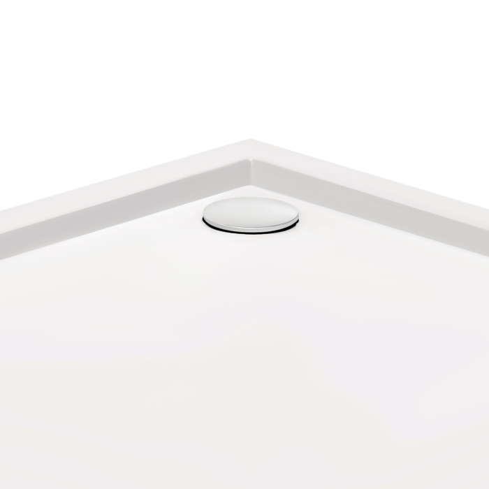 Душовий піддон Qtap Tern 301112 100x100x12 см + сифон (TERN301112)