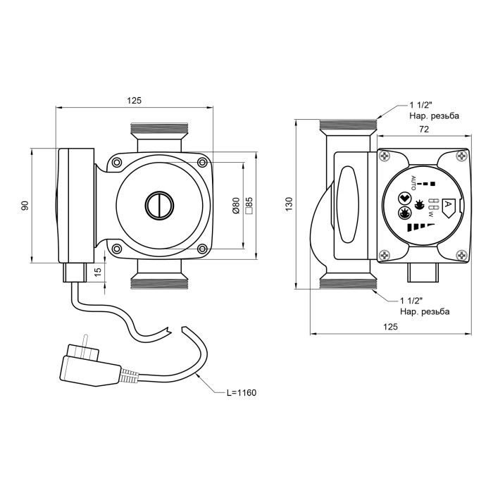 Насос циркуляційний Thermo Alliance LPSA 25/60/130 (LPSA2560130)