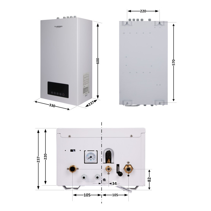 Котел електричний Thermo Alliance 6 кВт (TA149DCN6)