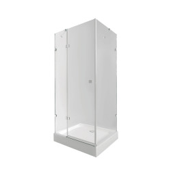 Набір Qtap душова кабіна Capricorn CRM1099SC6 Clear 2020x900x900 мм + піддон Tern 309912C 90x90x12 см з сифоном (CAPCRM1099SC6SET)