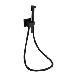 Набор для гігієнічного душу Qtap Inspai-Varius прямокутний QT259710842859NB Black Matt (QT259710842859NB)