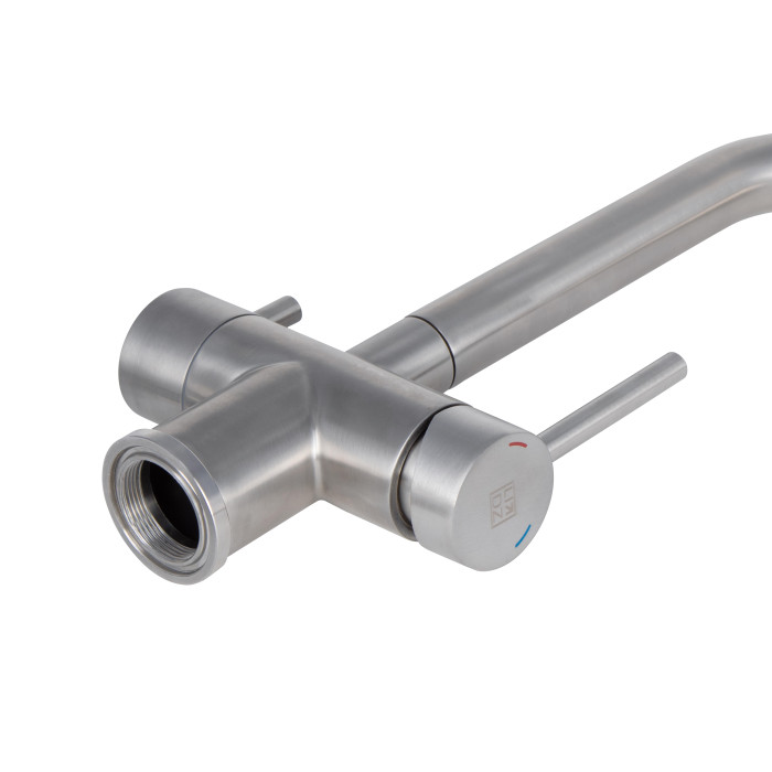 Змішувач для кухні Lidz Aria 020F1 (k35) LDARI020F1NKS43359 Nickel (LDARI020F1NKS43359)