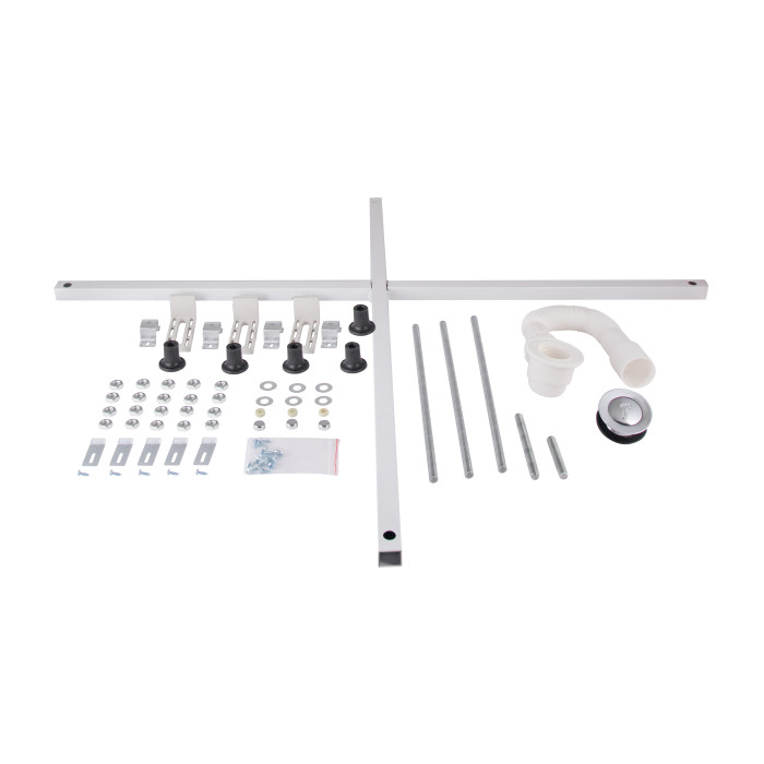 Душовий піддон Lidz KAPIELKA ST80x80x41 см з панеллю (LKAST808041)