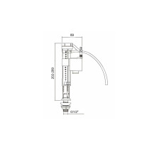 Клапан LT04 нижної подачі 1/2 Lidz (LT04)