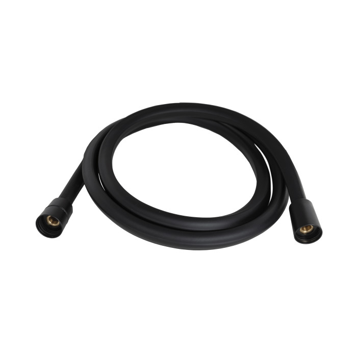 Шланг для ручного душу Qtap Hadice 1600 мм прямоугольний QTHADPVCSQ160B Black Matt (QTHADPVCSQ160B)