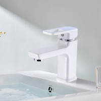 Змішувач для раковини Lidz Wawel 001 (k35) LDWAW001WHI45397 White (LDWAW001WHI45397)