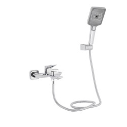 Змішувач для ванни Qtap Presto (з душовим гарнітуром) QTPRE259CRM45574 Chrome (QTPRE259CRM45574)