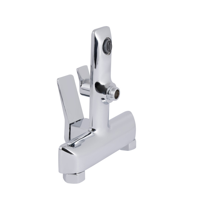 Змішувач для ванни Qtap Presto (з душовим гарнітуром) QTPRE259CRM45574 Chrome (QTPRE259CRM45574)