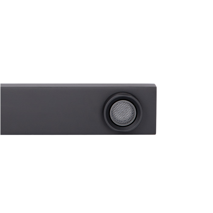 Вилив для систем прихованого монтажу Qtap Vytok 180 мм прямокутний QTVYT246BLM45933 Black Matt (QTVYT246BLM45933)