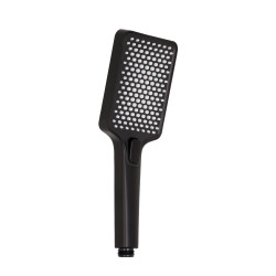 Лійка для ручного душу Qtap Rucni 140x95 мм прямокутна QTRUC125BLM45959 Black Matt (QTRUC125BLM45959)