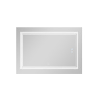 Дзеркало Qtap Cardinal 1200х800 з LED-підсвічуванням Touch, з антизапотіванням, з димером, рег. темп. кольору (3000-6500K) QT0478C12080 (QT0478C12080)