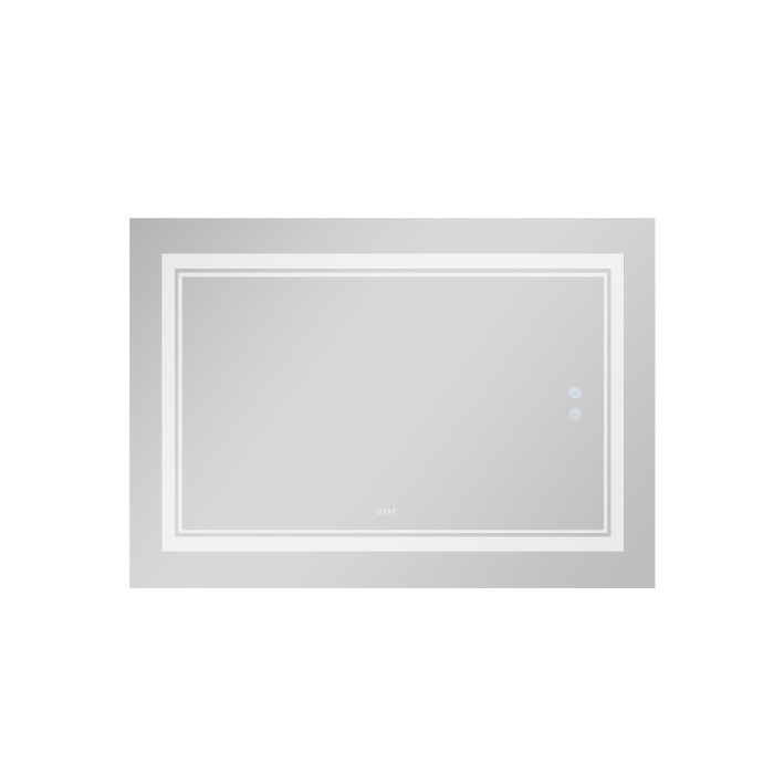 Дзеркало Qtap Cardinal 1200х800 з LED-підсвічуванням Touch, з антизапотіванням, з димером, рег. темп. кольору (3000-6500K) QT0478C12080 (QT0478C12080)