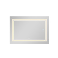 Дзеркало Qtap Cardinal 1200х800 з LED-підсвічуванням Touch, з антизапотіванням, з димером, рег. темп. кольору (3000-6500K) QT0478C12080 (QT0478C12080)