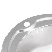 Кухонная мойка Brinex 510-D 0,8 мм Micro Decor (BRIN510MDEC08) (BRIN510MDEC08)