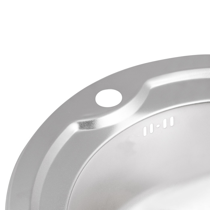 Кухонна мийка Brinex 510-D 0,8 мм Micro Decor (BRIN510MDEC08) (BRIN510MDEC08)
