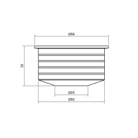 Перехід каналізаційний TA Sewage 50х25 (TASPRRB5025)
