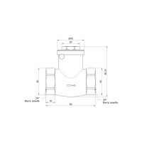 Обратный клапан SD Plus 3/4" SD242W20 (SD242W20)
