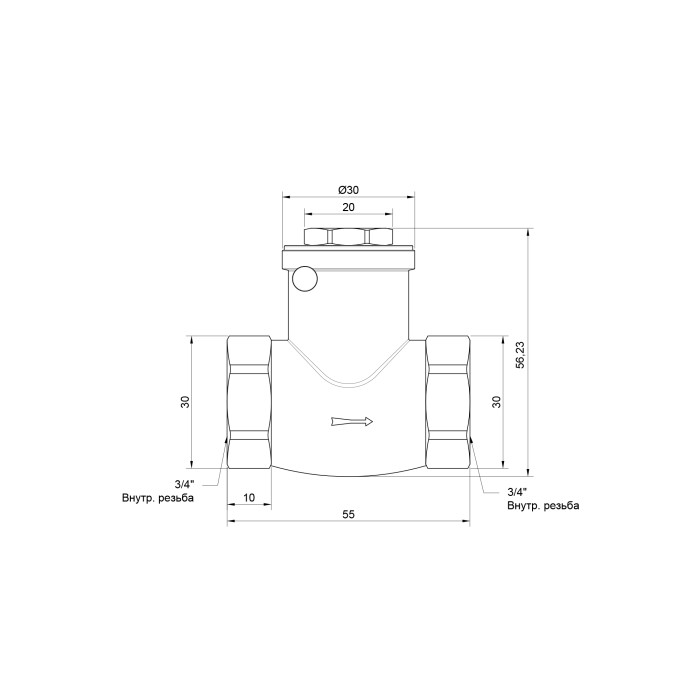 Зворотний клапан SD Plus 3/4" SD242W20 (SD242W20)
