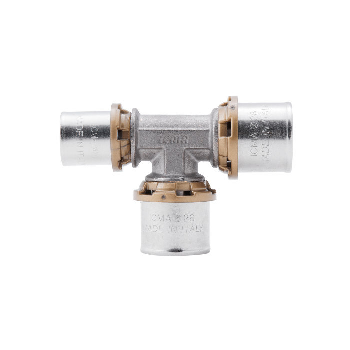 Тройник пресс Icma 26х26х20 №406 (81406GPGPBQ06)