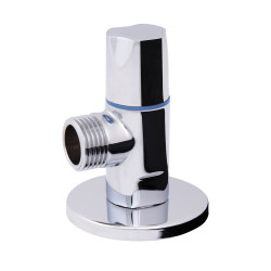 Кран кутовий Thermo Alliance Standart (ручка кругла) з керам.буксою 1/2"З х 1/2"З SF342W1515 (SF342W1515)