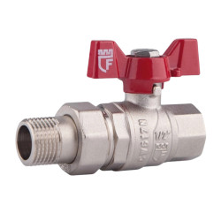 Кран кульовий "Американка" SD Forte 1/2" прямий SF220W15 (SF220W15)
