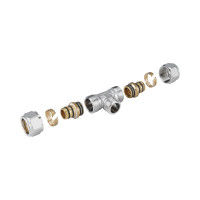 Трійник обжимний Icma 20х1/2"х20 ЗР №547 (81547RDBQ06)