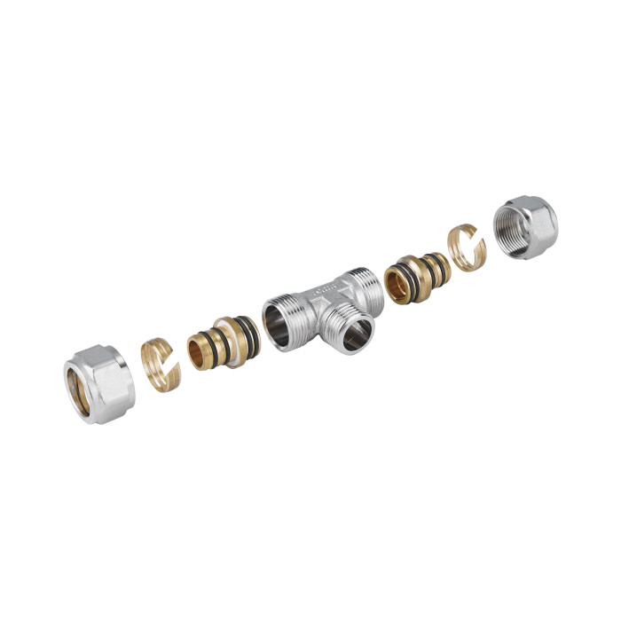 Трійник обжимний Icma 20х1/2"х20 ЗР №547 (81547RDBQ06)